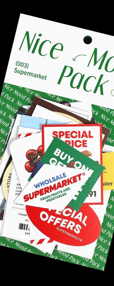 Nice Mood Sticker Pack - Supermarket