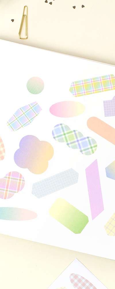 Color Palette Sticker - Shapes