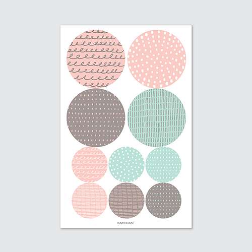 Round Deco Sticker