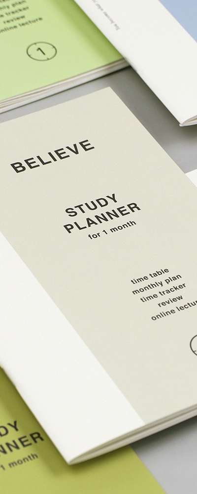 Believe – One-Month Study Planner ver.2