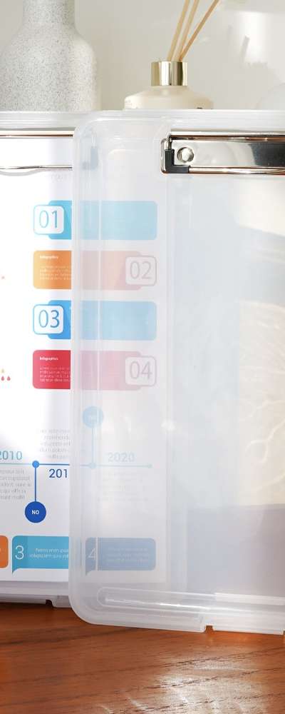 PopoFancy Transparent Clipboard File Case