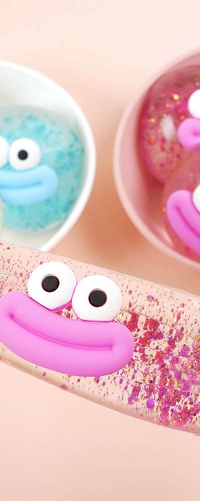 PopoFancy Glitter Water Drop Mochi Putty 4-Piece Set Slime