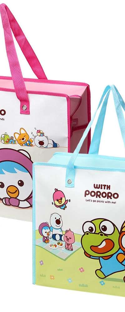 PopoFancy Pororo I Love You Most Tarpaulin Bag