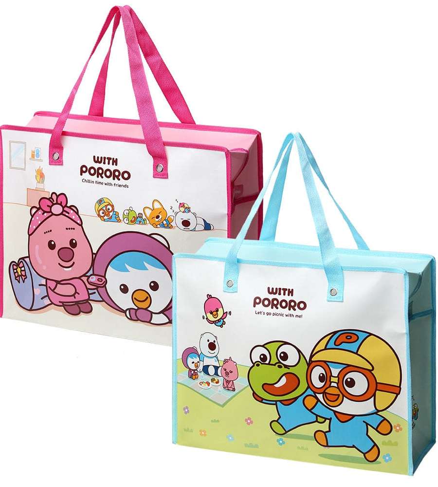 PopoFancy Pororo I Love You Most Tarpaulin Bag
