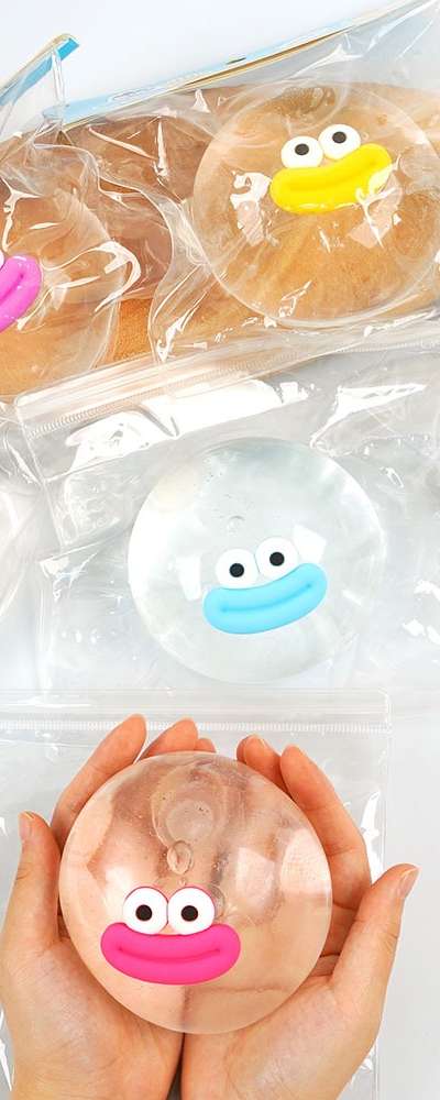 Popo Fancy Water Drop Mochi Squishy Slime Stress Ball