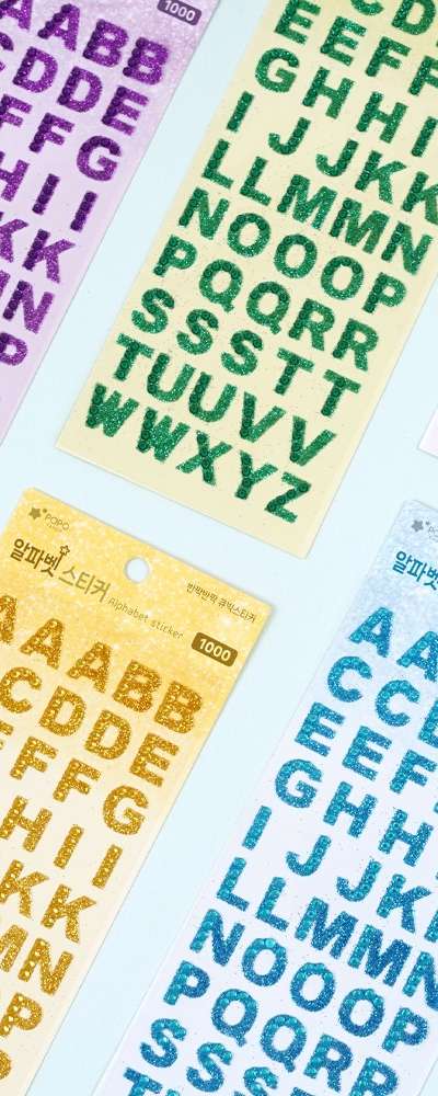 Popo Fancy Alphabet Sticker