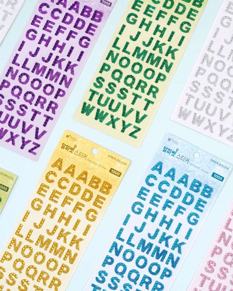 Popo Fancy Alphabet Sticker