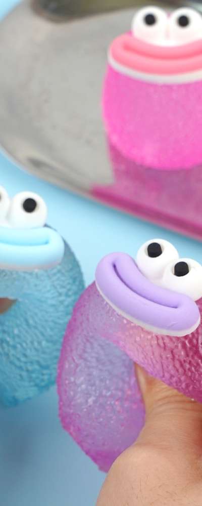 PopoFancy Mini Hard Squishy Keyring Stress Ball Mixed Set of 4