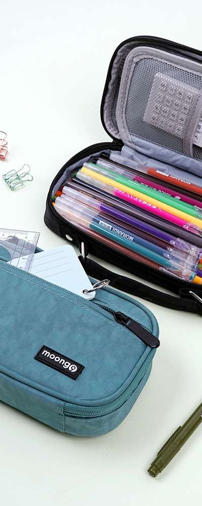 PopoFancy Large Capacity Handle Pencil Case Pen Pouch