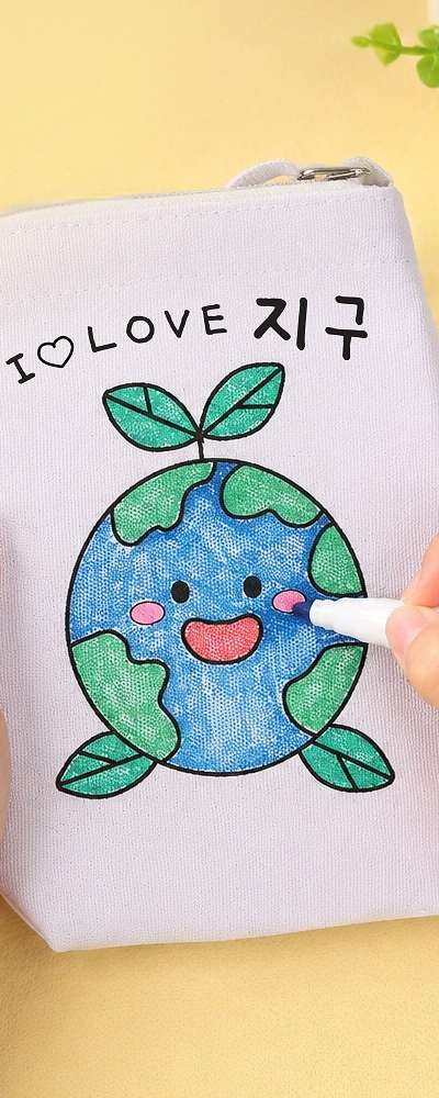Creative Leader DIY Coloring Insulated Tumbler Bag
