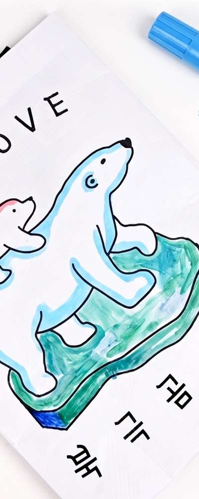 Creative Commander Coloring and Learning Reusable Eco Bag