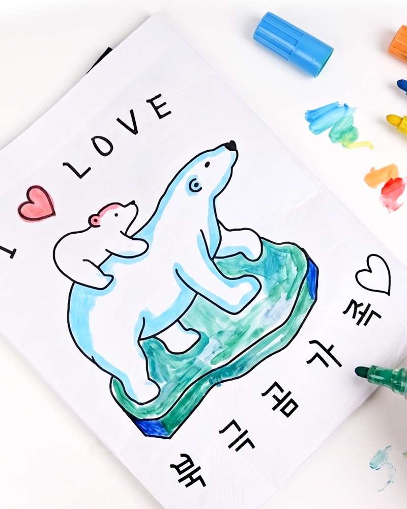 Creative Commander Coloring and Learning Reusable Eco Bag