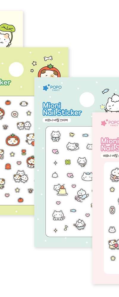 PopoFancy Meoni Nail Sticker