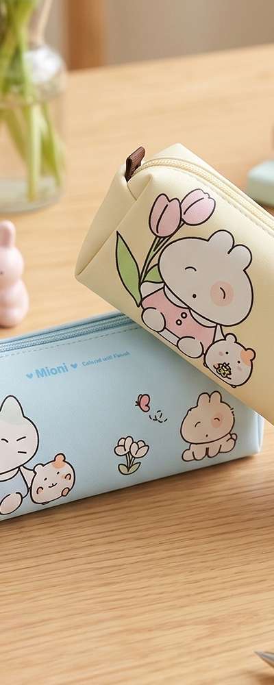 PopoFancy Meoni Soft Pencil Case Pen Pouch