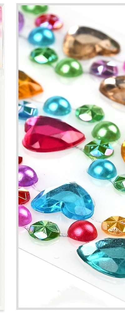 PopoFancy Sparkling Gem Sticker 10-Piece Set