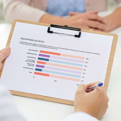 Simple Wood Horizontal Clipboard A4 Binder Office Document Menu Board