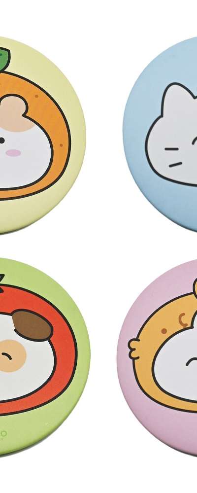 PopoFancy Meoni Character Mini Hand Mirror