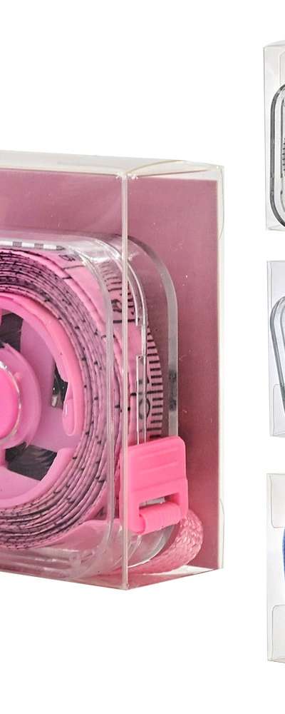 PopoFancy Compact Measuring Tape 200cm Keyring Inch Clothing Length