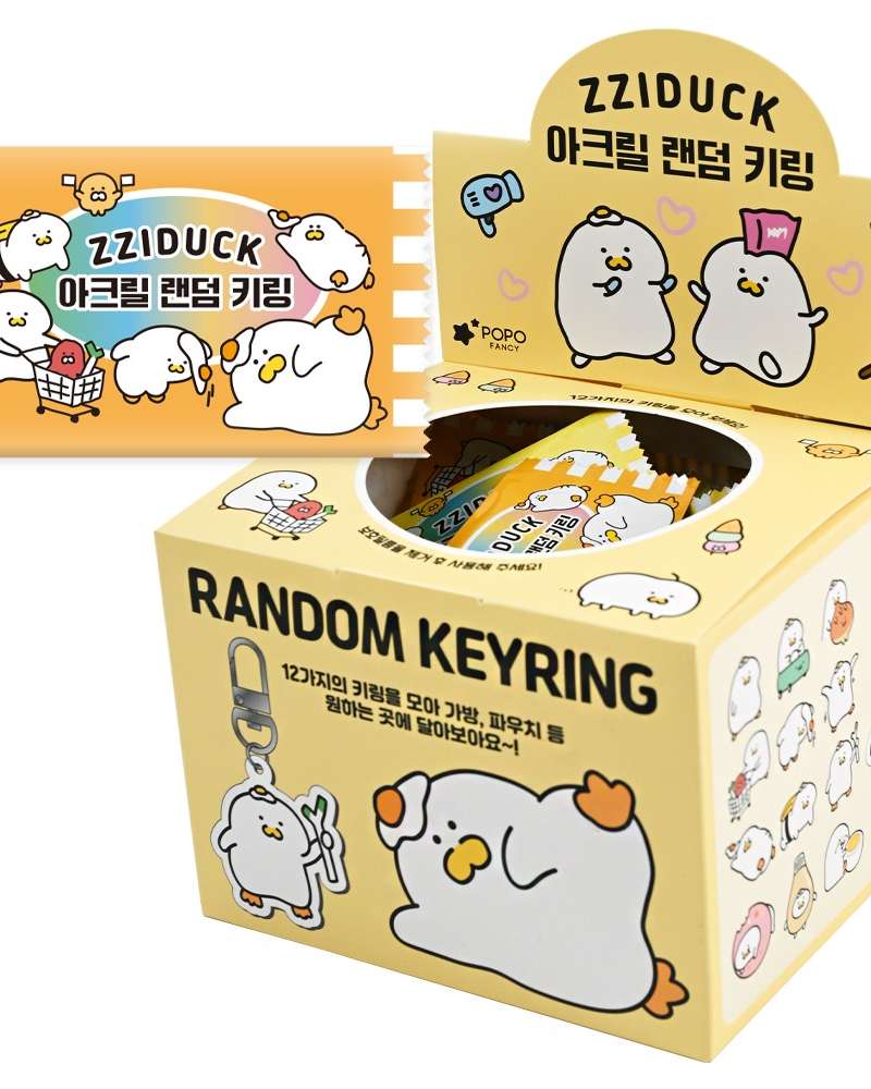 PopoFancy Jjiduk-i Acrylic Random Keyring Gacha