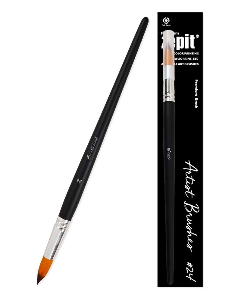 Popo Fancy Zephyr Artist Brush Size 24 Art Brush Art Supply