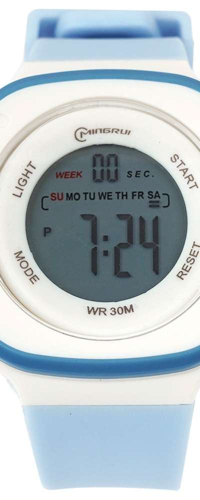 PopoFancy Daily Digital Wristwatch - Alarm Watch for Exams, Military, Everyday Wear