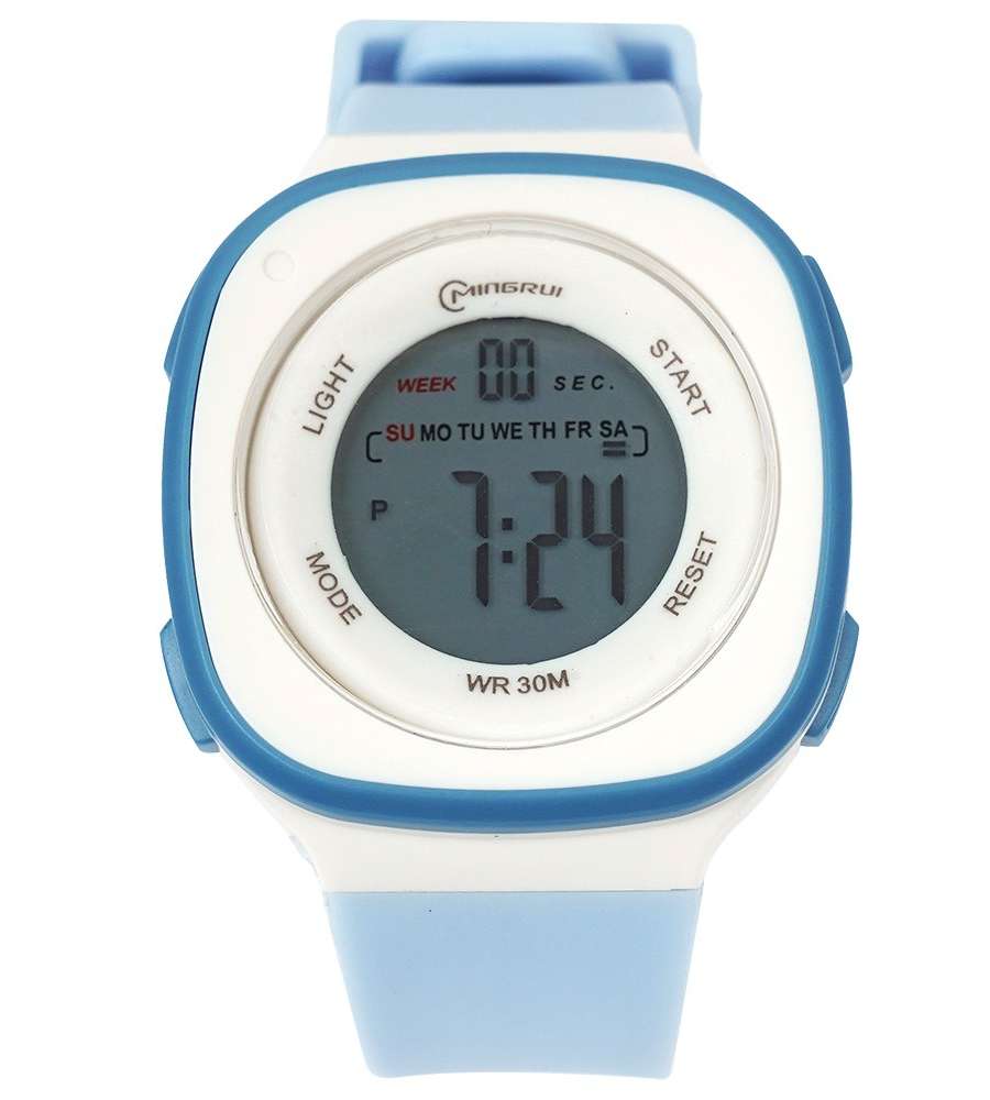 PopoFancy Daily Digital Wristwatch - Alarm Watch for Exams, Military, Everyday Wear