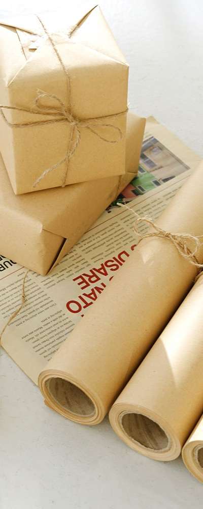 PopoFancy Kraft Paper Roll Wrapping Paper