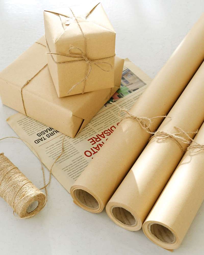 PopoFancy Kraft Paper Roll Wrapping Paper