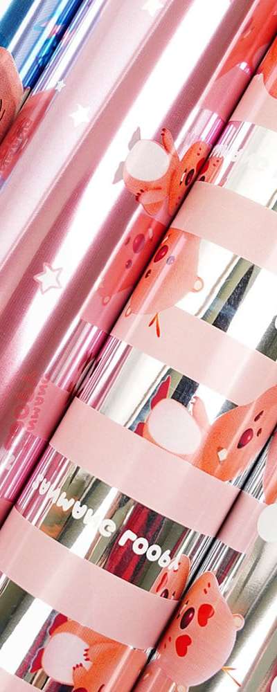 Jang Mang Lopi Vinyl Laminated Roll Wrapping Paper