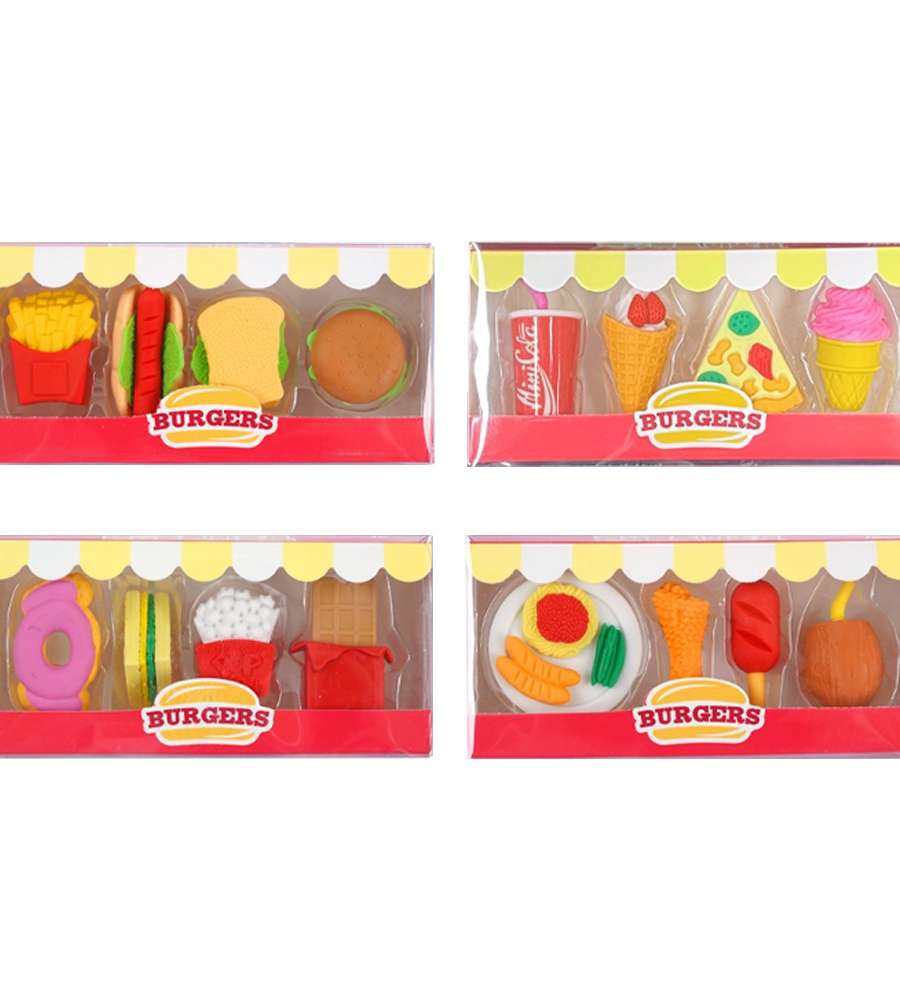 Popo Fancy Don't Eat Restaurant Food Eraser School Supply