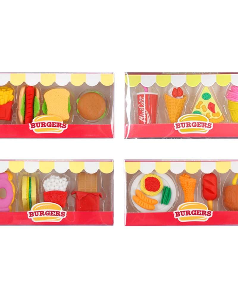 Popo Fancy Don't Eat Restaurant Food Eraser School Supply