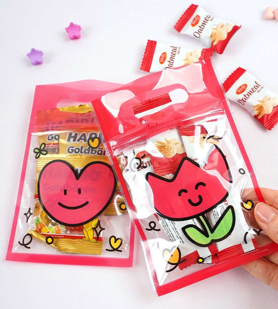 Popo Fancy Happy Goodie Bag Peace (Mini) 100 Sheets x 2 - Large Capacity Gift Wrap