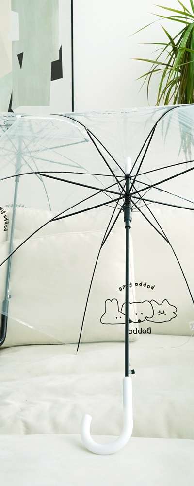 PopoFancy Boba Clear Transparent Umbrella Safe Umbrella