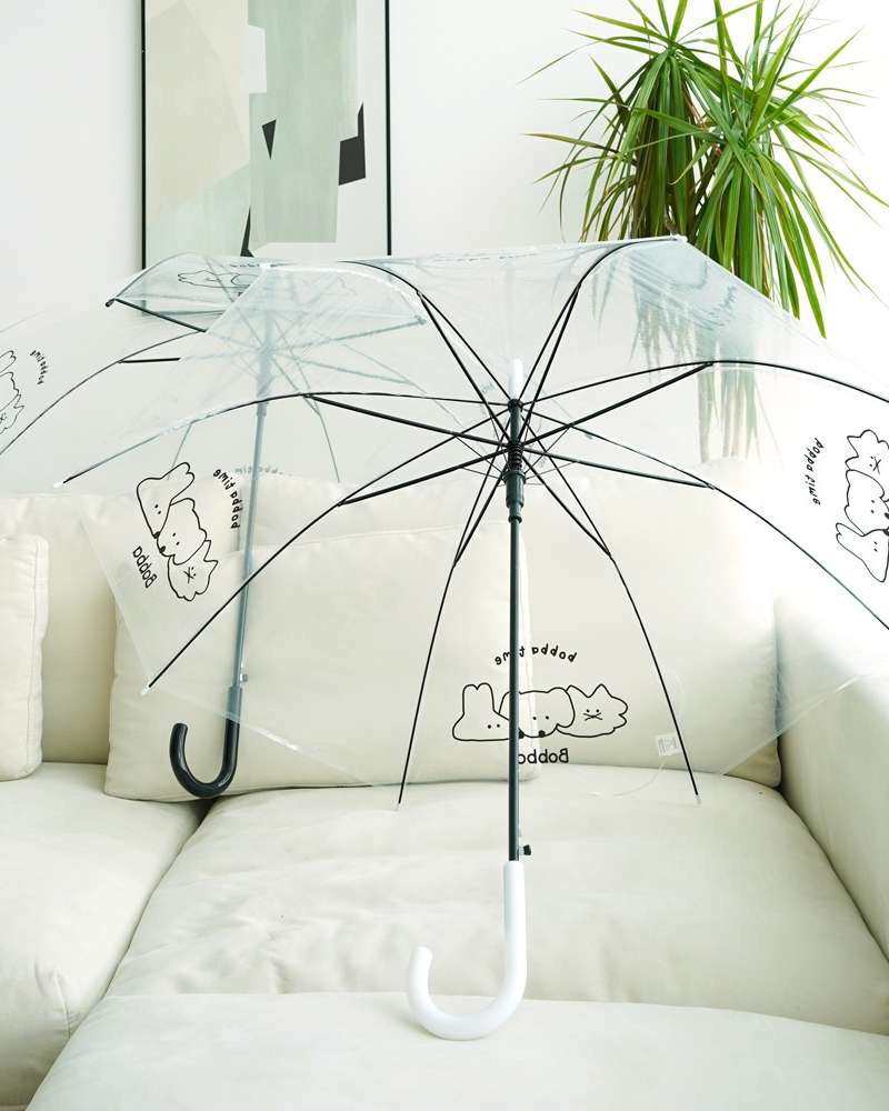 PopoFancy Boba Clear Transparent Umbrella Safe Umbrella