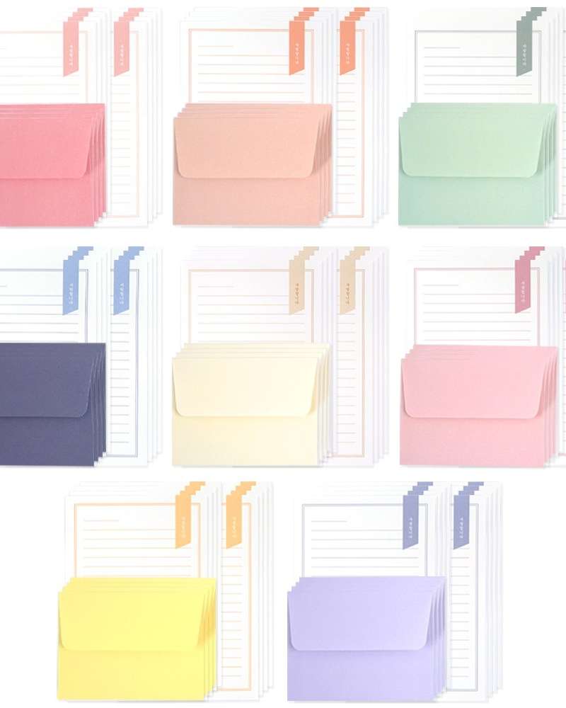 PopoFancy Love Mini Stationery Set Mixed 8-Piece Set