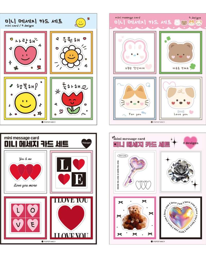 3000 Mini Message Card