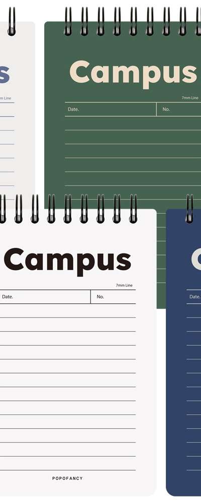 Campus Saddle-Stitched Composition Notebook 4-Piece Set