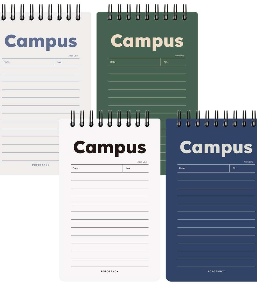 Campus Saddle-Stitched Composition Notebook 4-Piece Set