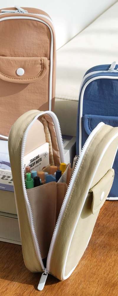 Popo Fancy Large-Capacity Modern Pocket Pen Pouch