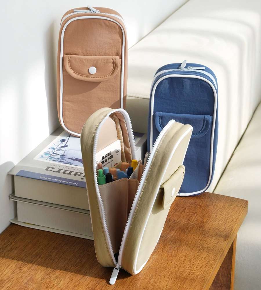 Popo Fancy Large-Capacity Modern Pocket Pen Pouch