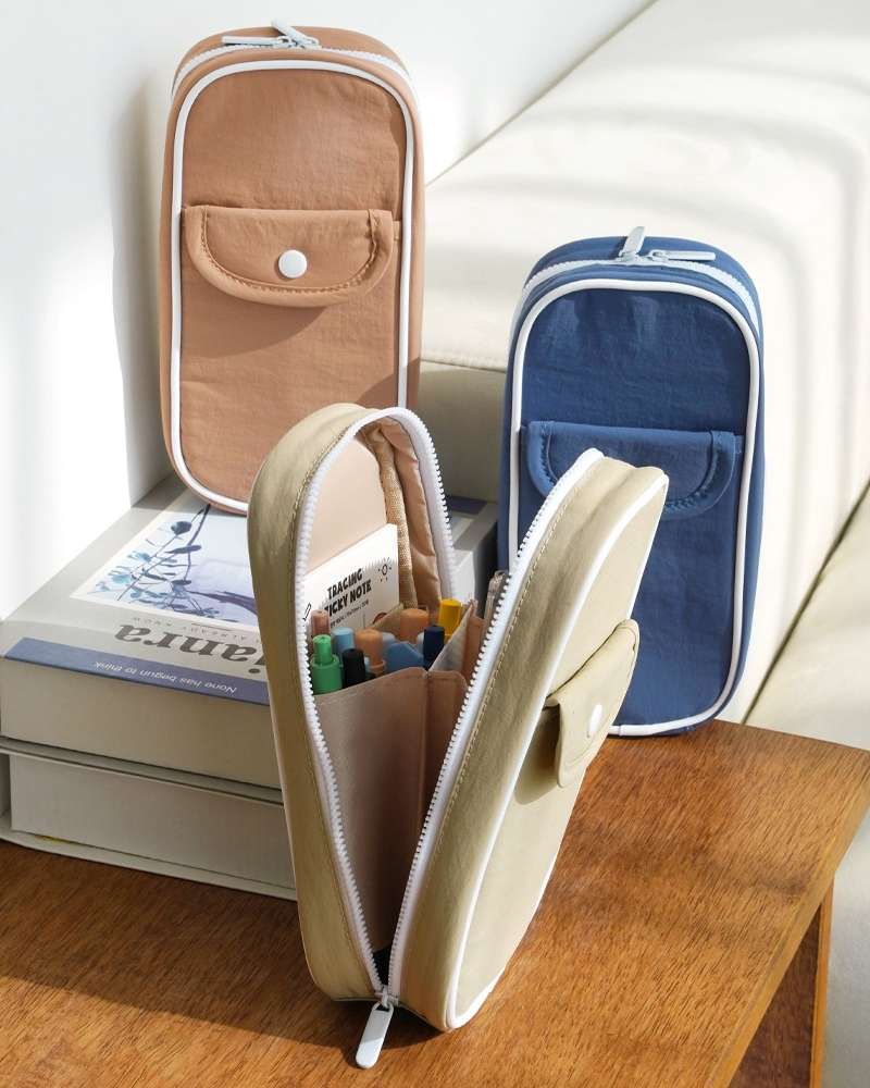 Popo Fancy Large-Capacity Modern Pocket Pen Pouch