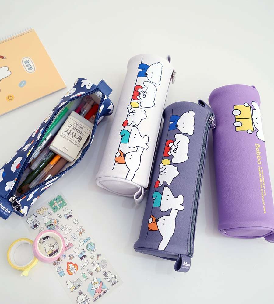 Munggu Boba Cylindrical Pen Pouch