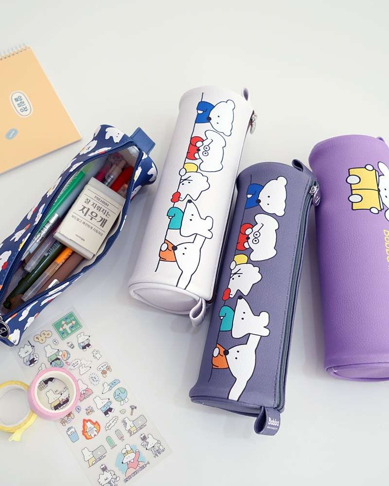 Munggu Boba Cylindrical Pen Pouch