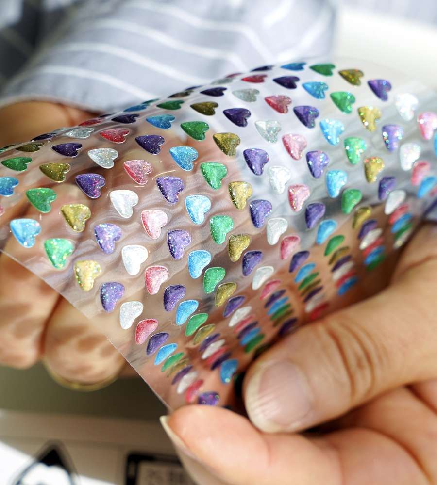 1500 Little Glitter Sticker