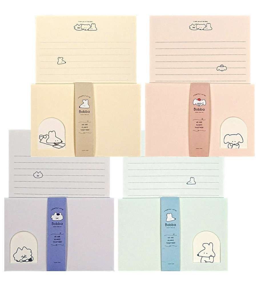 1000 Boba Window Letter Paper Set of 4