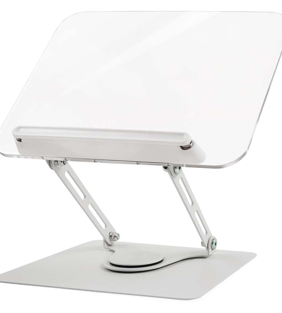 PopoFancy 360-Degree Multi Foldable Clear Book Stand