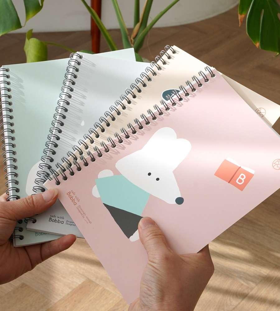 PopoFancy Boba A5 Cozy Notebook Mixed 4-Book Set