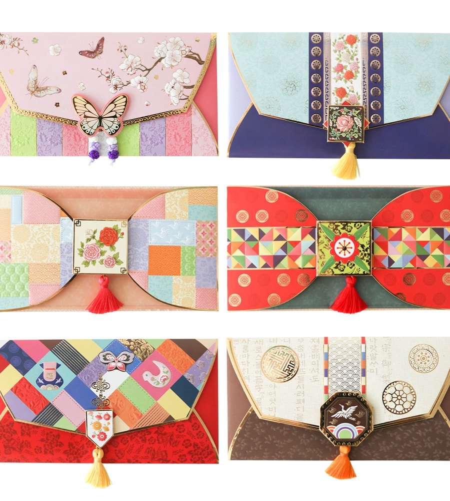 PopoFancy Traditional Pattern Holiday Money Envelope