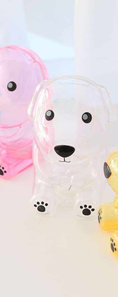 Popofoncy Clear Puppy Piggy Bank