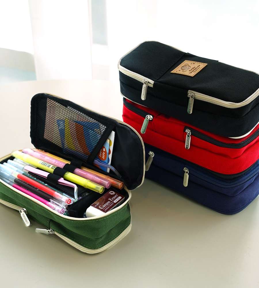 Popofancy Space 3-Tier Pen Pouch